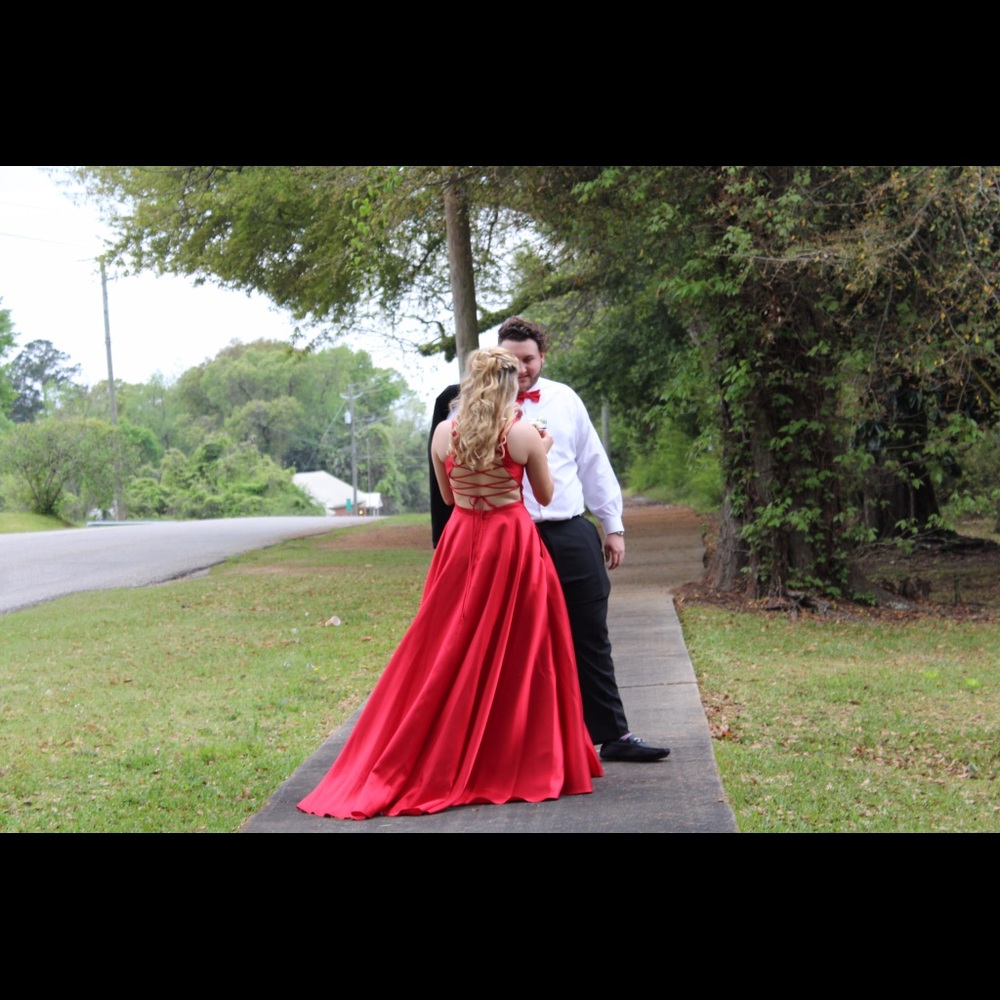 Red Prom Dress - Picture 3 of 3